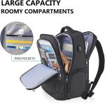 KROSER 17.3" Laptop Backpack with USB Charging