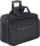 KROSER 17.3" Rolling Laptop Bag in Black