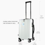 KROSER 20-Inch Hardside Expandable Carry-On Spinner