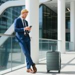 KROSER 20-Inch Carry-On Luggage with Spinner Wheels