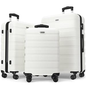 AnyZip 3-Piece Lightweight Hardside Luggage Set