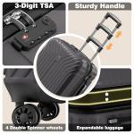 AnyZip 24" Expandable Hard Shell Suitcase - Grey