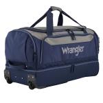 Wrangler 30" Drop-Bottom Rolling Duffel - Navy