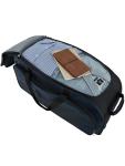 Wrangler 30-Inch Blue Multi-Pocket Rolling Duffel Bag