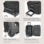 U.S. Traveler Rio Lightweight Rolling Carry-On Set