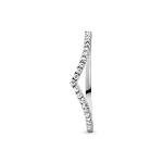 Pandora Silver Sparkling Cubic Zirconia Wishbone Ring