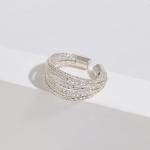 Gold Adjustable Crossover Thumb Ring Set for Women