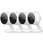 LaView 4-Pack Indoor Security Cameras, 1080P