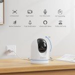 360° WiFi Indoor Security Camera with Audio