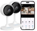 Litokam 2K Indoor Security Camera with Night Vision
