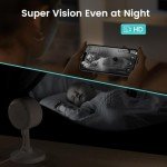 Litokam 2K Indoor Security Camera with Night Vision