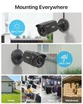 ZOSI 3K Lite AI Security Camera System