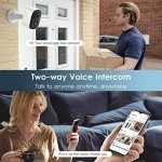 Wireless Outdoor Security Camera with 2-Way Talk
