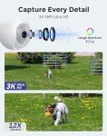 Hugolog 5MP Wireless Light Bulb Security Camera