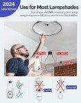 Hugolog 5MP Wireless Light Bulb Security Camera