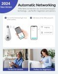 Hugolog 5MP Wireless Light Bulb Security Camera