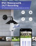 Hugolog 5MP Wireless Light Bulb Security Camera