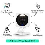 WYZE Cam v4: 2.5K Smart Security Camera
