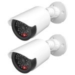 WALI Dummy Fake CCTV Camera - 2 Pack