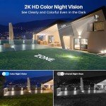 MaxiViz Wireless Outdoor Security Camera with AI Detection