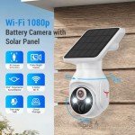 FameVibe Wireless 1080p Solar Security Camera