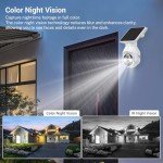FameVibe Wireless 1080p Solar Security Camera