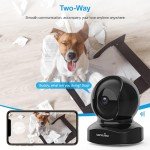 360° Indoor Security Camera with Two-Way Audio