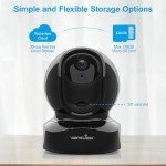 360° Indoor Security Camera with Two-Way Audio