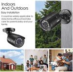 ZOSI 1080P 4-Pack Weatherproof Security Cameras