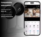 Litokam 2K Indoor Security Camera with Night Vision