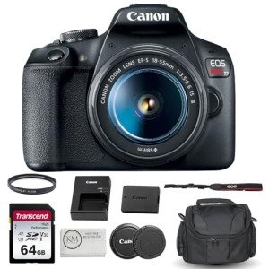 Canon EOS Rebel T7 DSLR Bundle with Accessories
