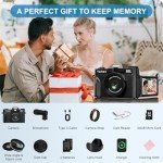 Yatao 6K Dual Lens Camera for Vlogging & Travel