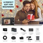 48MP 4K Autofocus Vlogging Camera with Flip Screen