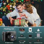 5K Digital Camera with 6X Zoom & Autofocus