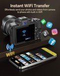 Fulealfly 8K Autofocus Vlogging Camera with Accessories