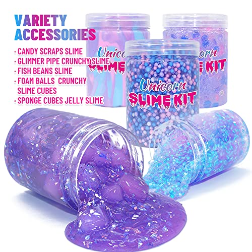 Unicorn Slime Kit for Creative Kids Ages 4-12