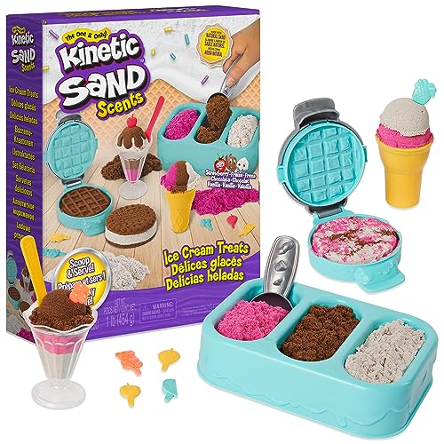 Scented Kinetic Sand Ice Cream Playset for Kids
