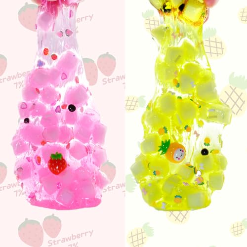 15-Pack Soft Jelly Cube Slime Kit for Kids