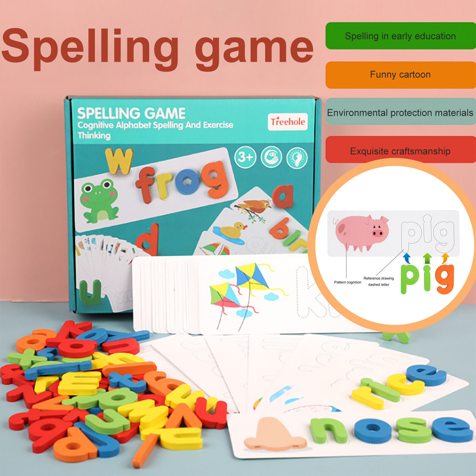 Interactive Spelling Game: Teach Sight Words to Boys