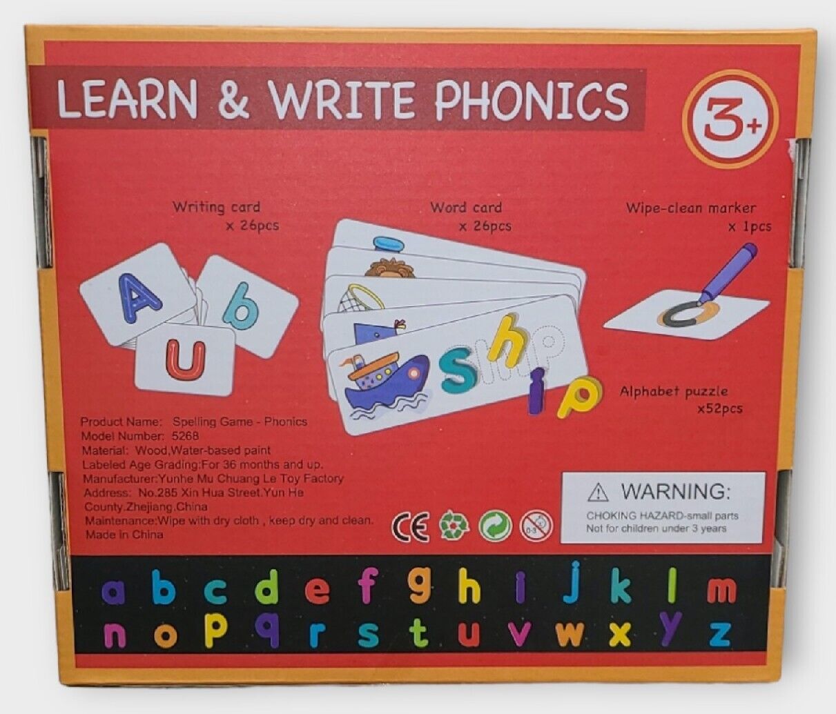 Engaging Phonics Spelling Game: Ages 3+, Learn & Write