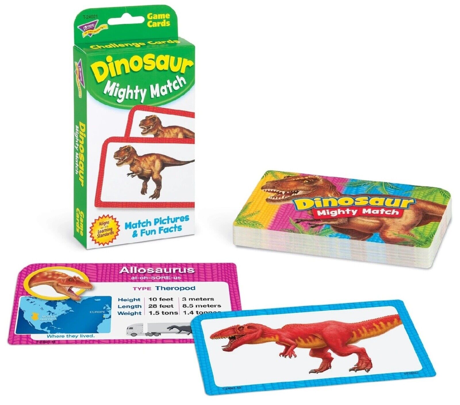 Dinosaur Memory Card Game for Toddlers