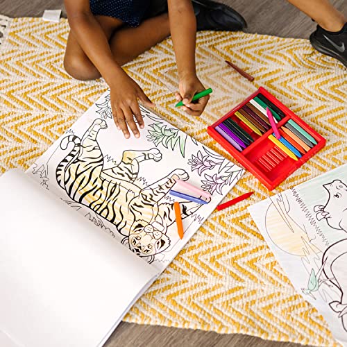 Jumbo Kids' Coloring Pads - Animals, Vehicles, and More