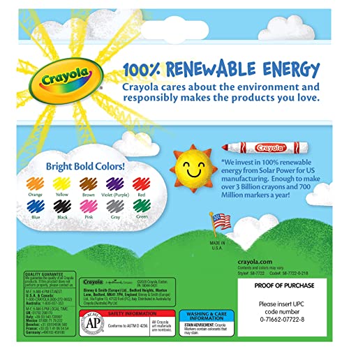 Crayola Broad Line Markers - Classic Colors (10 Pack)