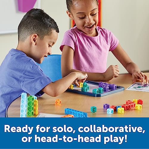 MathLink Cubes Brain Puzzle Challenge: 80 pcs, Ages 5+