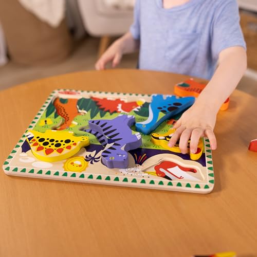 Melissa & Doug Chunky Dinosaur Puzzle (7 pcs)