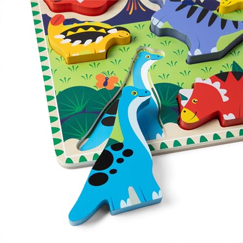 Melissa & Doug Chunky Dinosaur Puzzle (7 pcs)