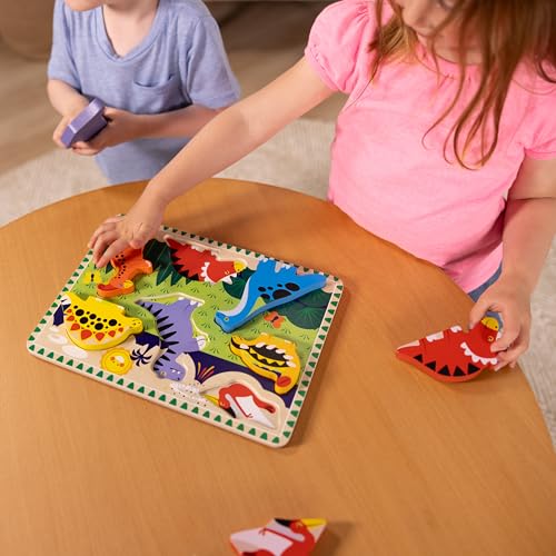 Melissa & Doug Chunky Dinosaur Puzzle (7 pcs)