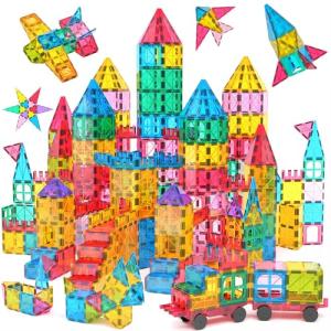 Magnetic Tile Building Set for Toddlers and Kids