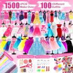 600+PCS Fashion Design Kit for Girls - DIY Creative Crafts
