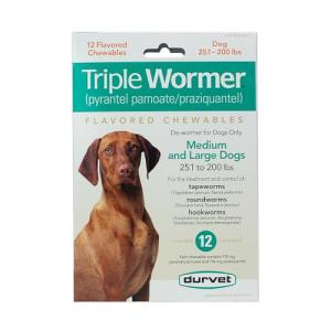 Triple Wormer for Medium & Large Dogs - 12 Pack